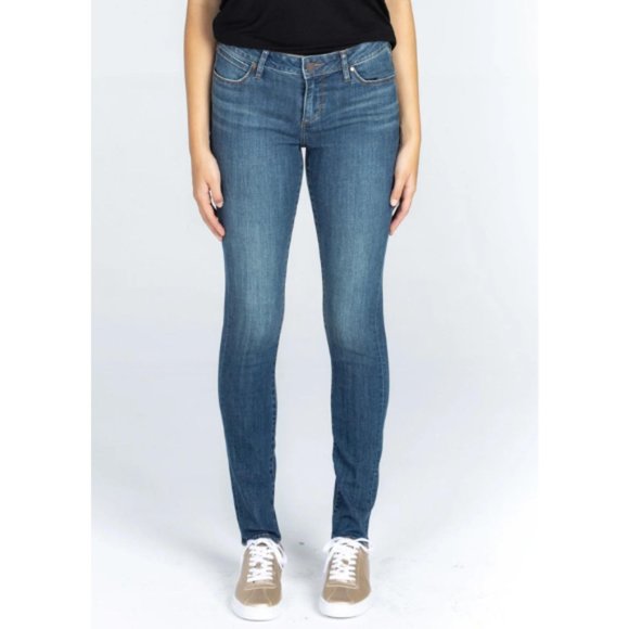 Articles Of Society Denim - Articles of Society Mya Mid Rise Skinny Jeans Blue
